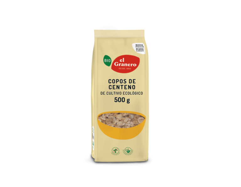 COPOS DE CENTENO BIO - 500GR.