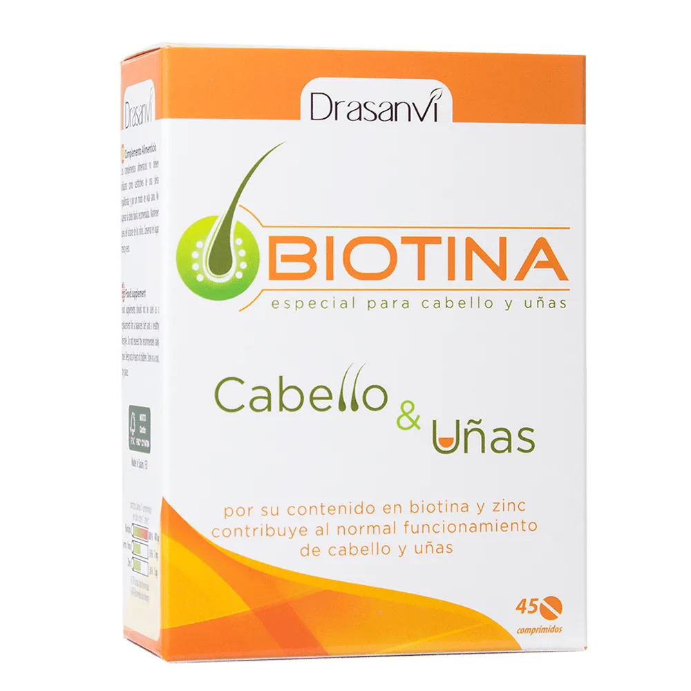 Biotina 400 µg 45 Comprimidos Drasanvi