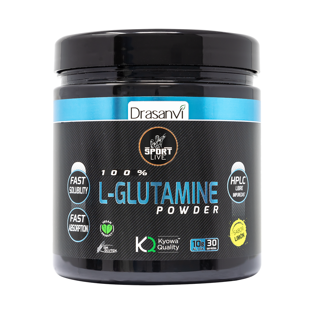 L-GLUTAMINA LIMON 300G BOTE SPORT LIVE DRASANVI