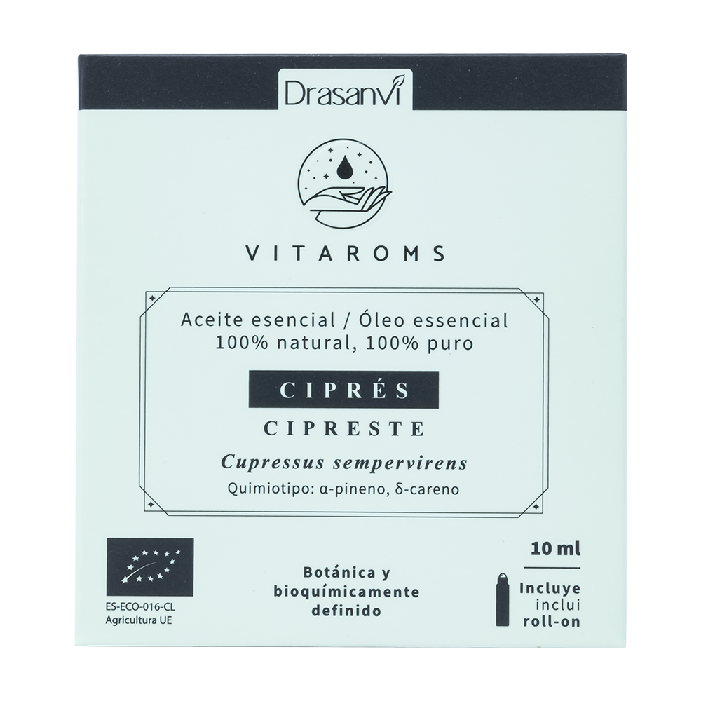 ACEITE ESENCIAL CIPRES BIO 10ML VITAROMS DRASANVI