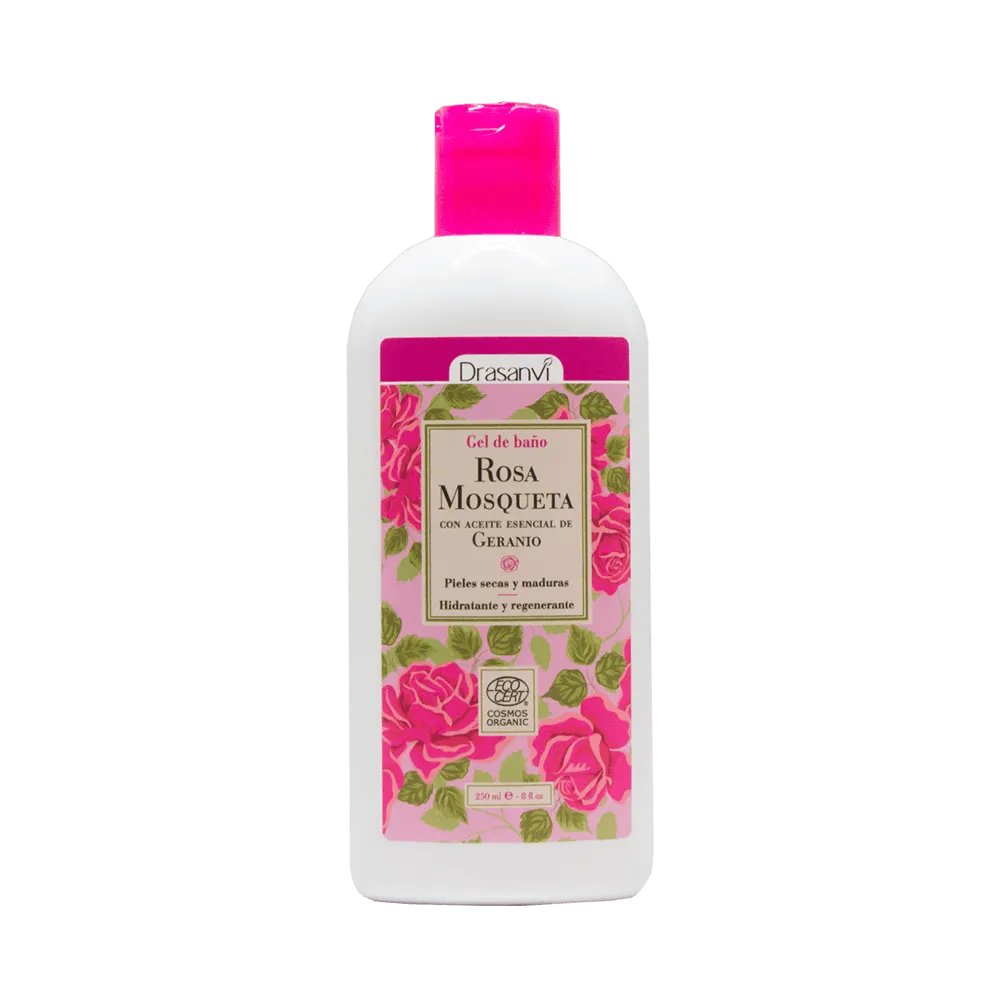 GEL BAÑO ROSA MOSQUETA ECOCERT BIO 250ML DRASANVI