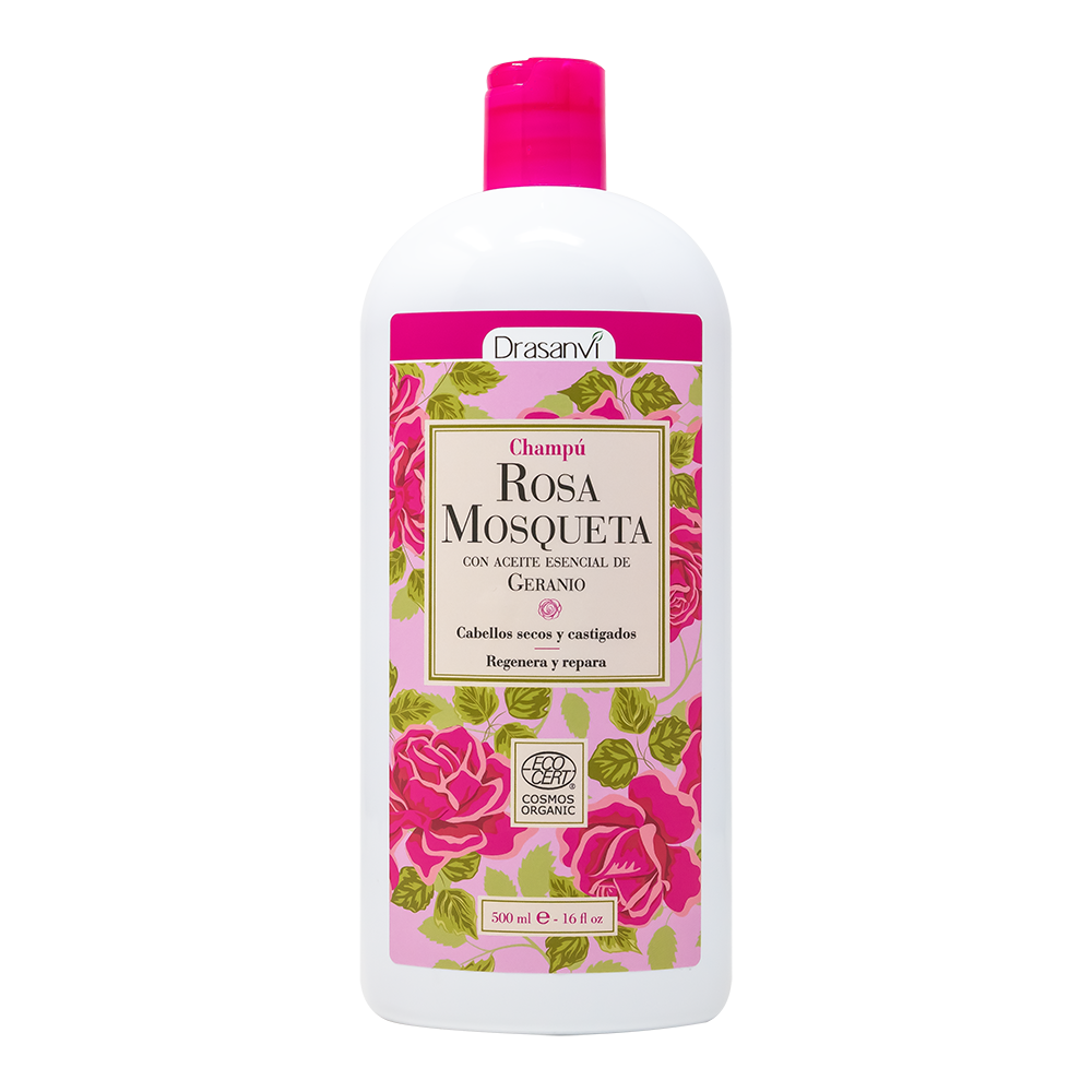 CHAMPU ROSA MOSQUETA ECOCERT BIO 500ML DRASANVI