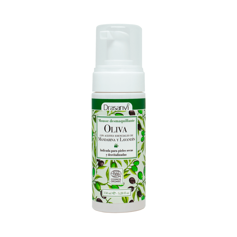 MOUSSE DESMAQUILLANTE ACEITE DE OLIVA ECOCERT BIO 150ML DRASANVI