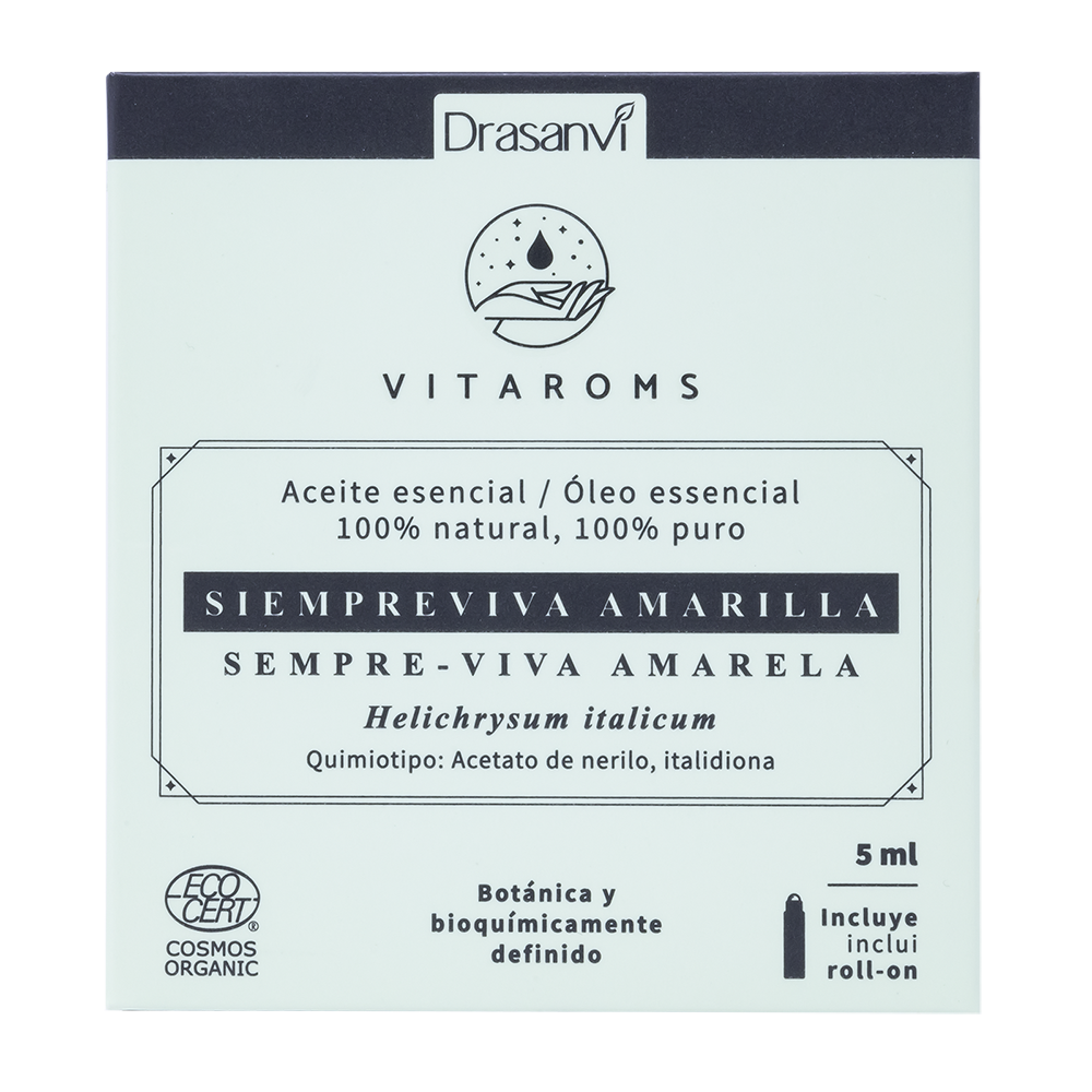 ACEITE ESENCIAL SIEMPREVIVA AMARILLA ECOCERT BIO 5ML VITAROMS DRASANVI