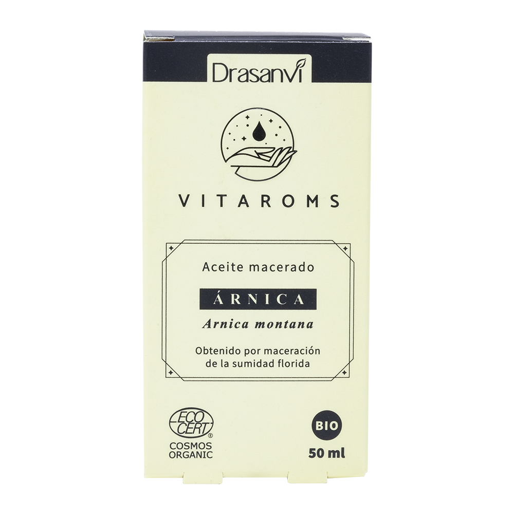ACEITE VEGETAL MACERADO ARNICA BIO 50ML ECOCERT VITAROMS DRASANVI