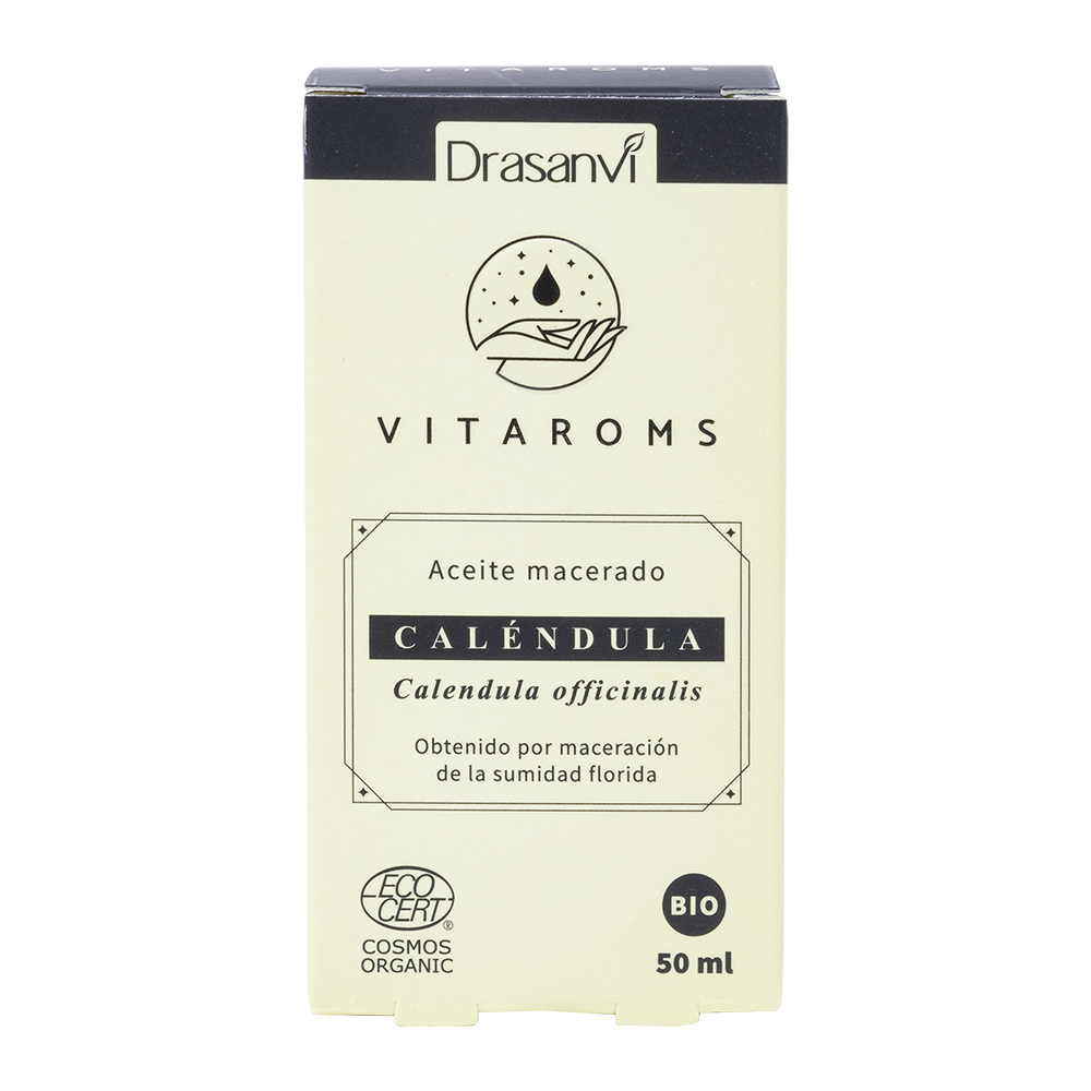 ACEITE VEGETAL MACERADO CALENDULA BIO 50ML ECOCERT VITAROMS DRASANVI
