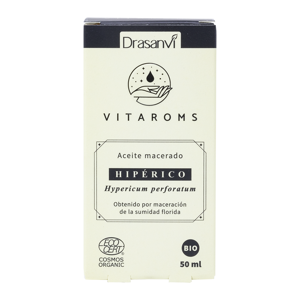 ACEITE VEGETAL MACERADO HIPERICO BIO 50ML ECOCERT VITAROMS DRASANVI