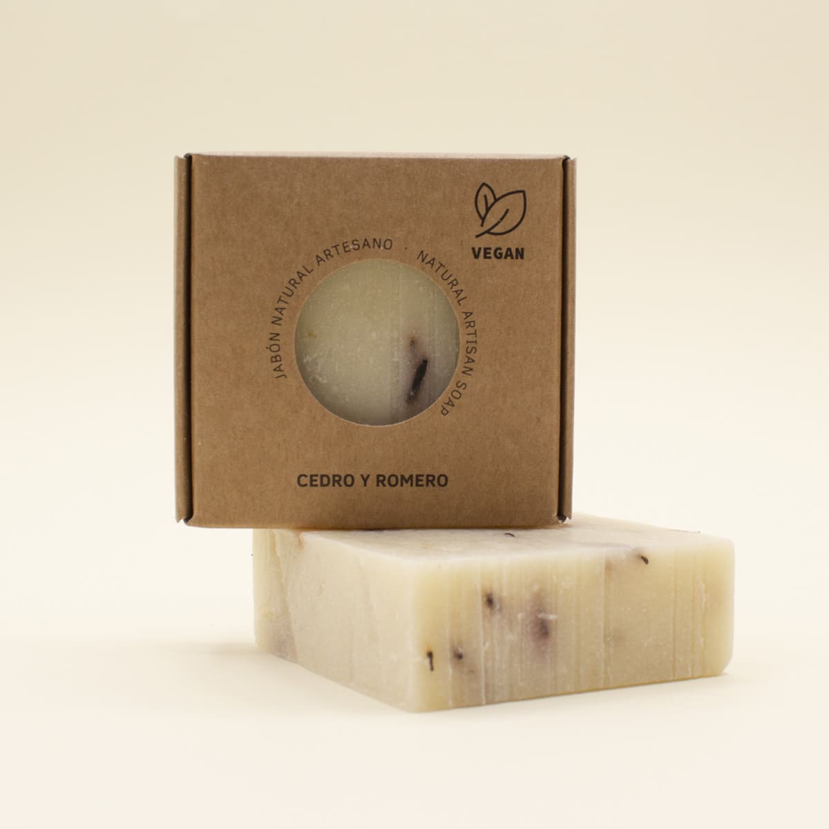 Jabón Natural Premium Cedro y Romero 100g