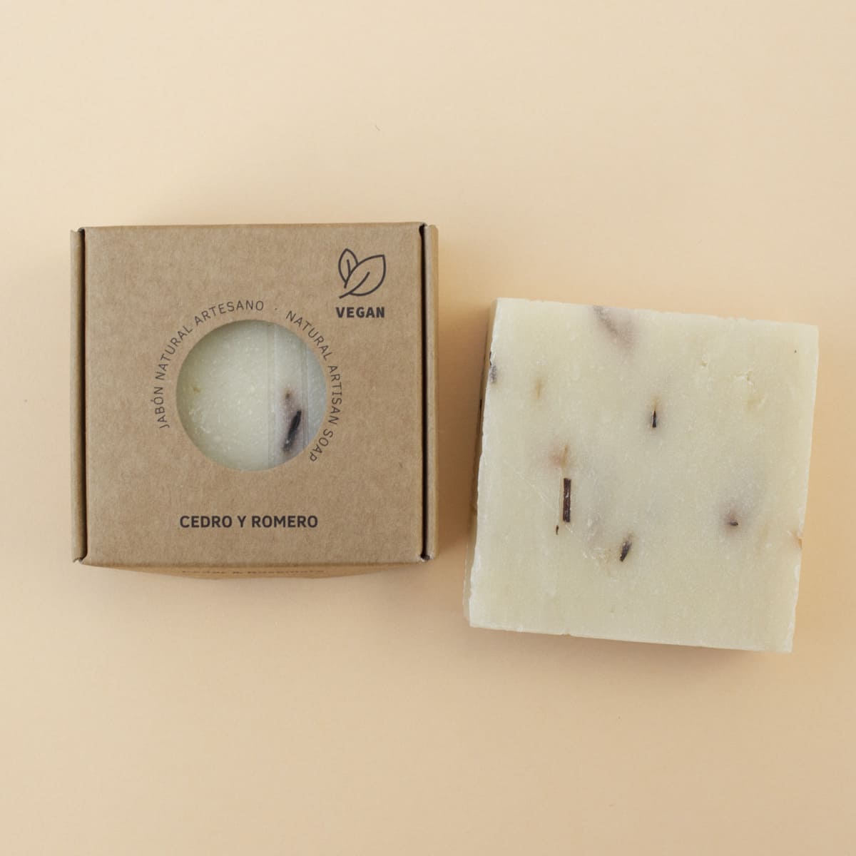 Jabón Natural Premium Cedro y Romero 100g