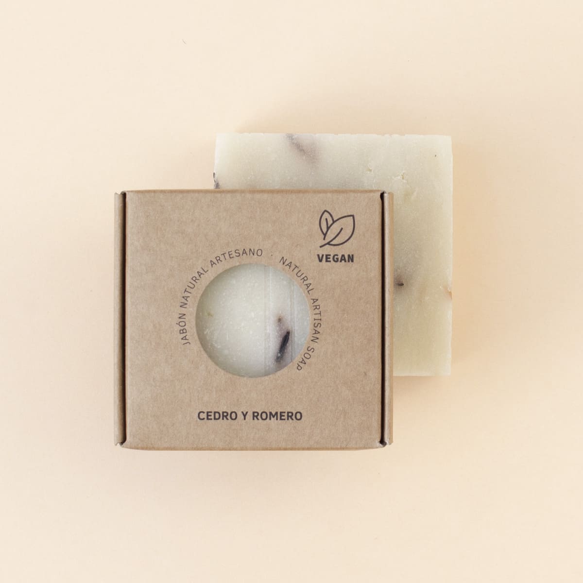 Jabón Natural Premium Cedro y Romero 100g