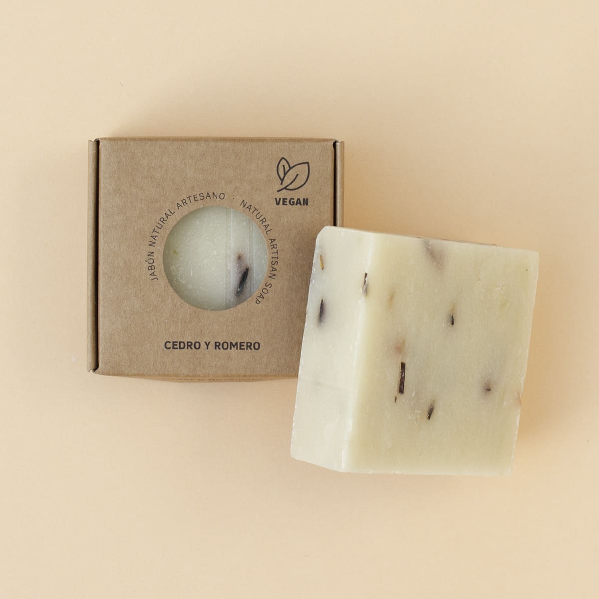 Jabón Natural Premium Cedro y Romero 100g