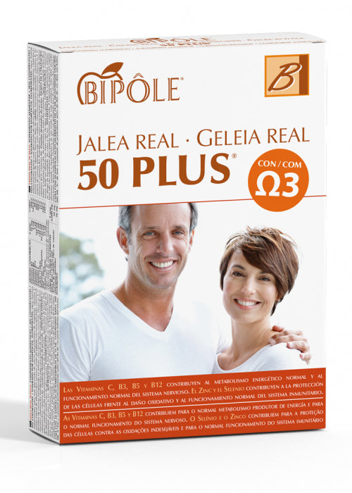 JALEA REAL - 50 PLUS AMPOLLAS