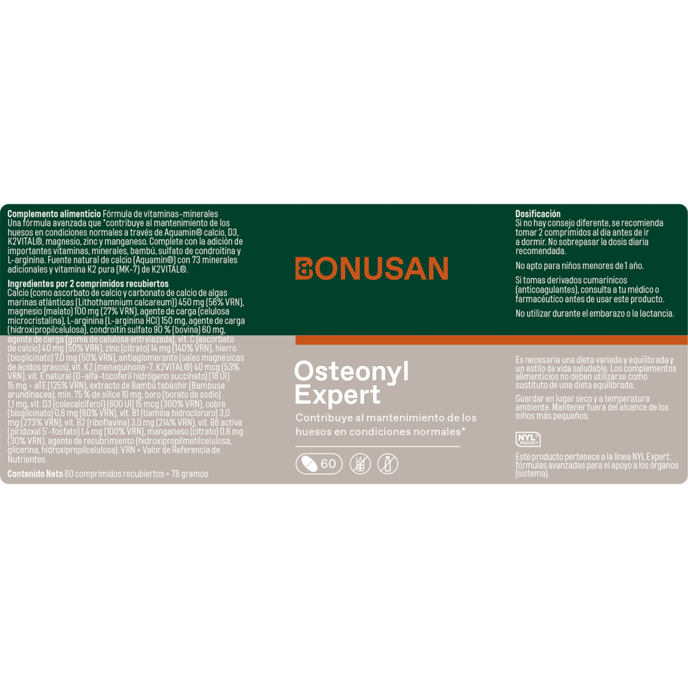 Osteonyl Expert - 60 cáps vegetales Bonusan