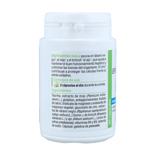 Ergytaurina detox hepático - 60 caps