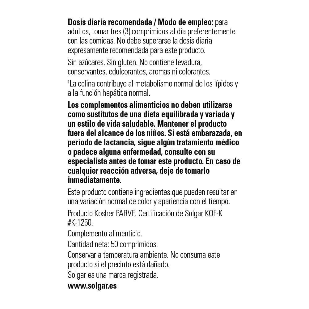 Factores Lipotrópicos - 50 comp