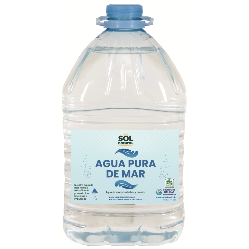 Agua de mar garrafa - 5 litros