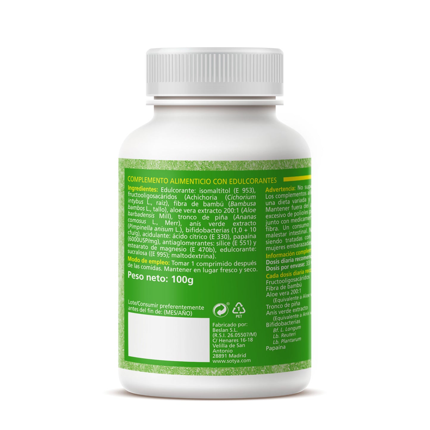 Aloe Digest Probiótico 100 comprimidos