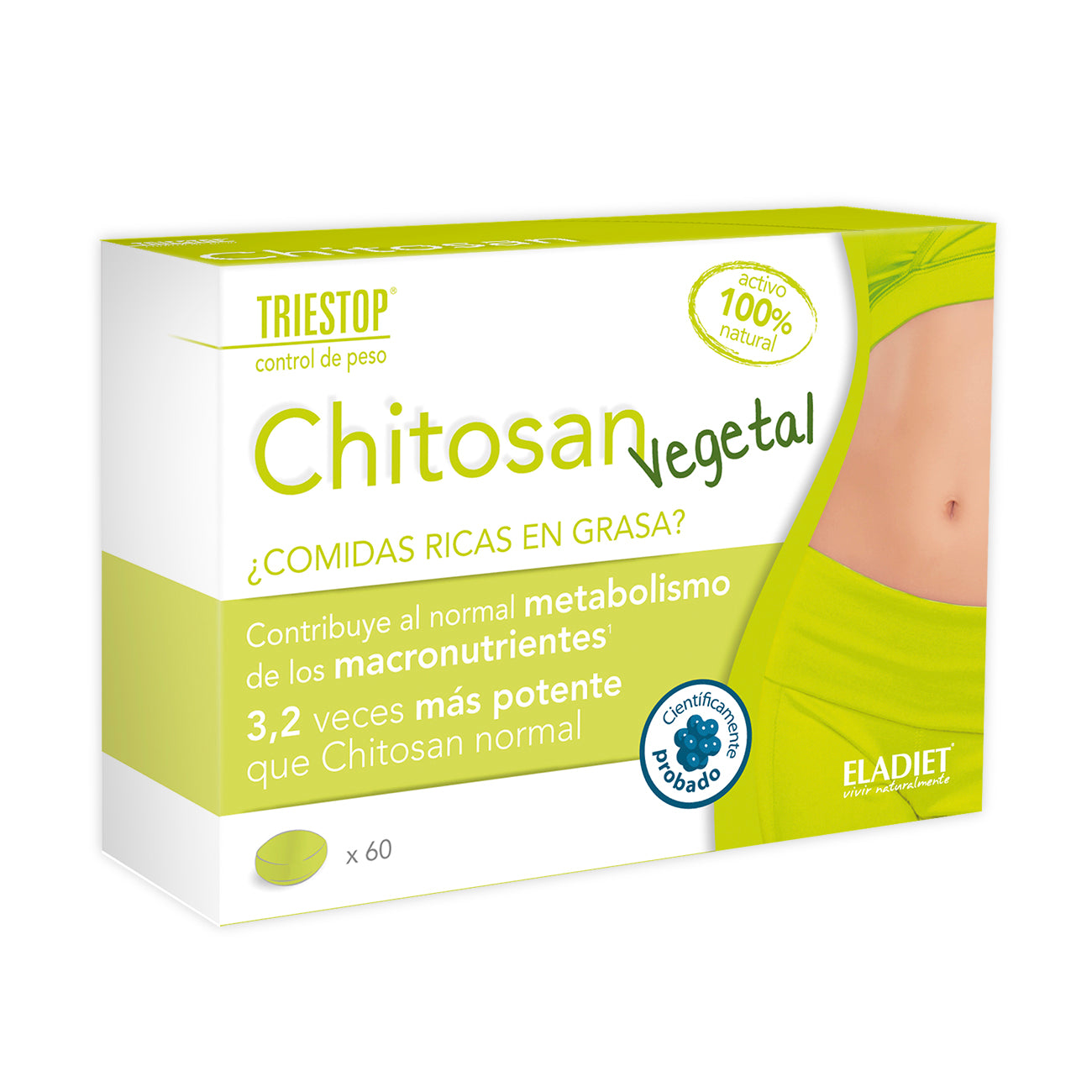 CHITOSAN VEGETAL - 60 COMPRIMIDOS