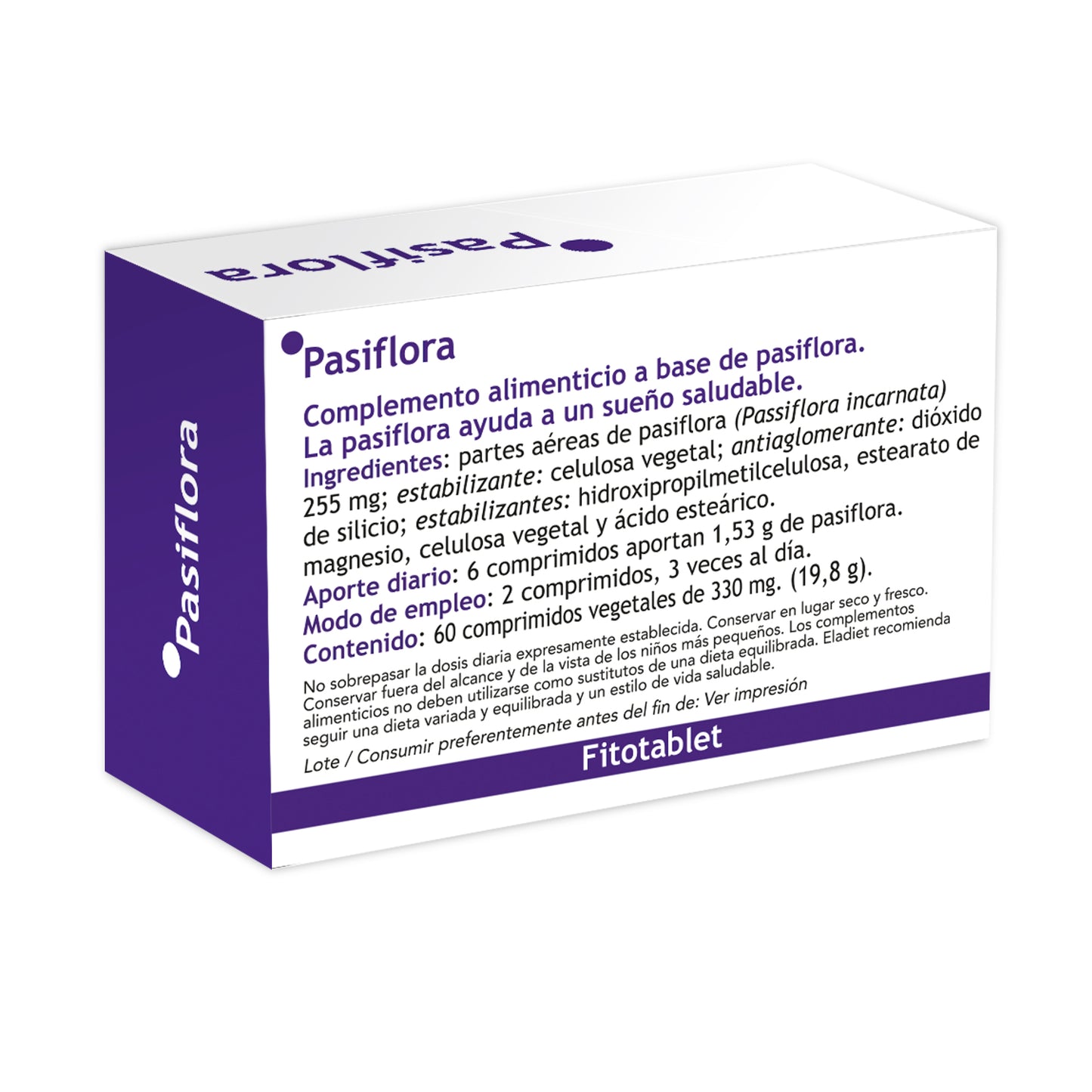 PASIFLORA 330MG. - 60 COMPRIMIDOS