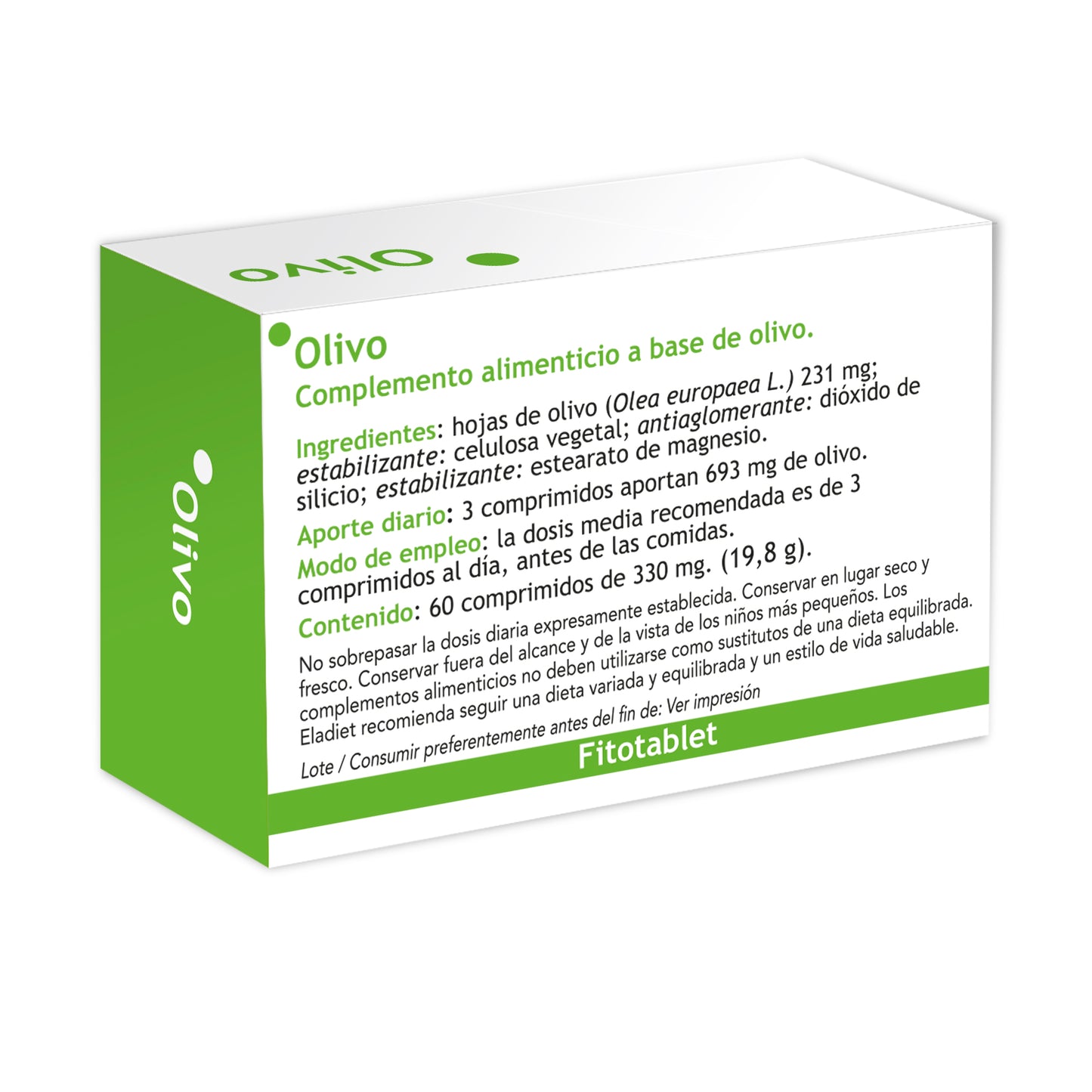 OLIVO 330 MG - 60 COMPRIMIDOS