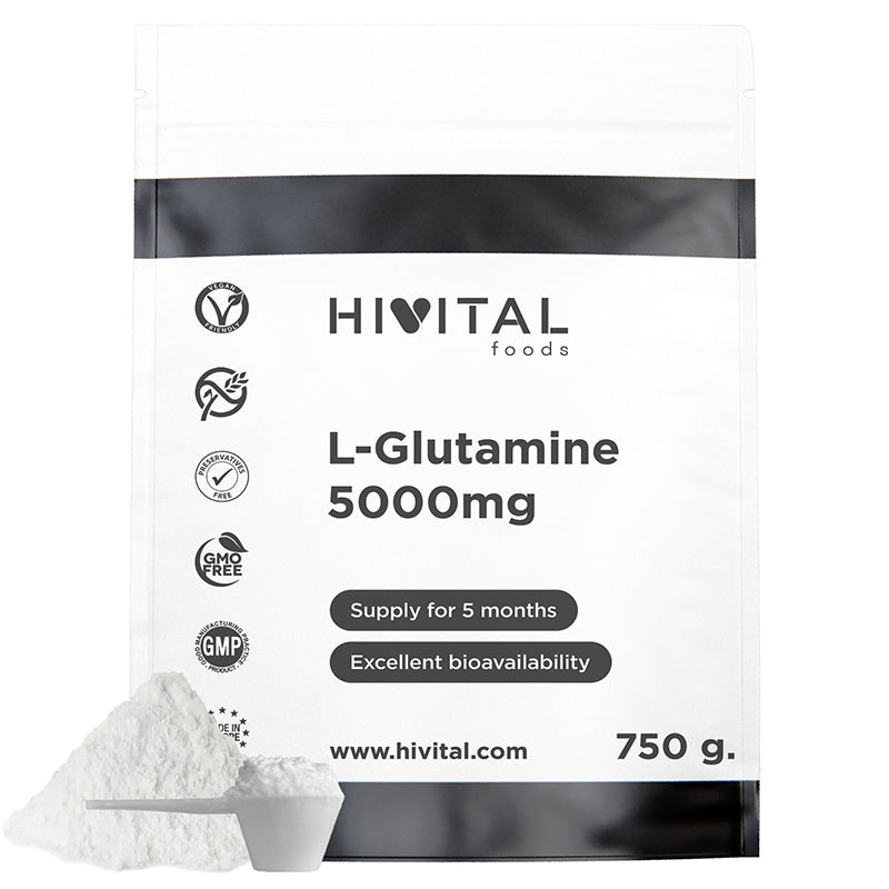 L-Glutamina 5000 mg - 750 gr