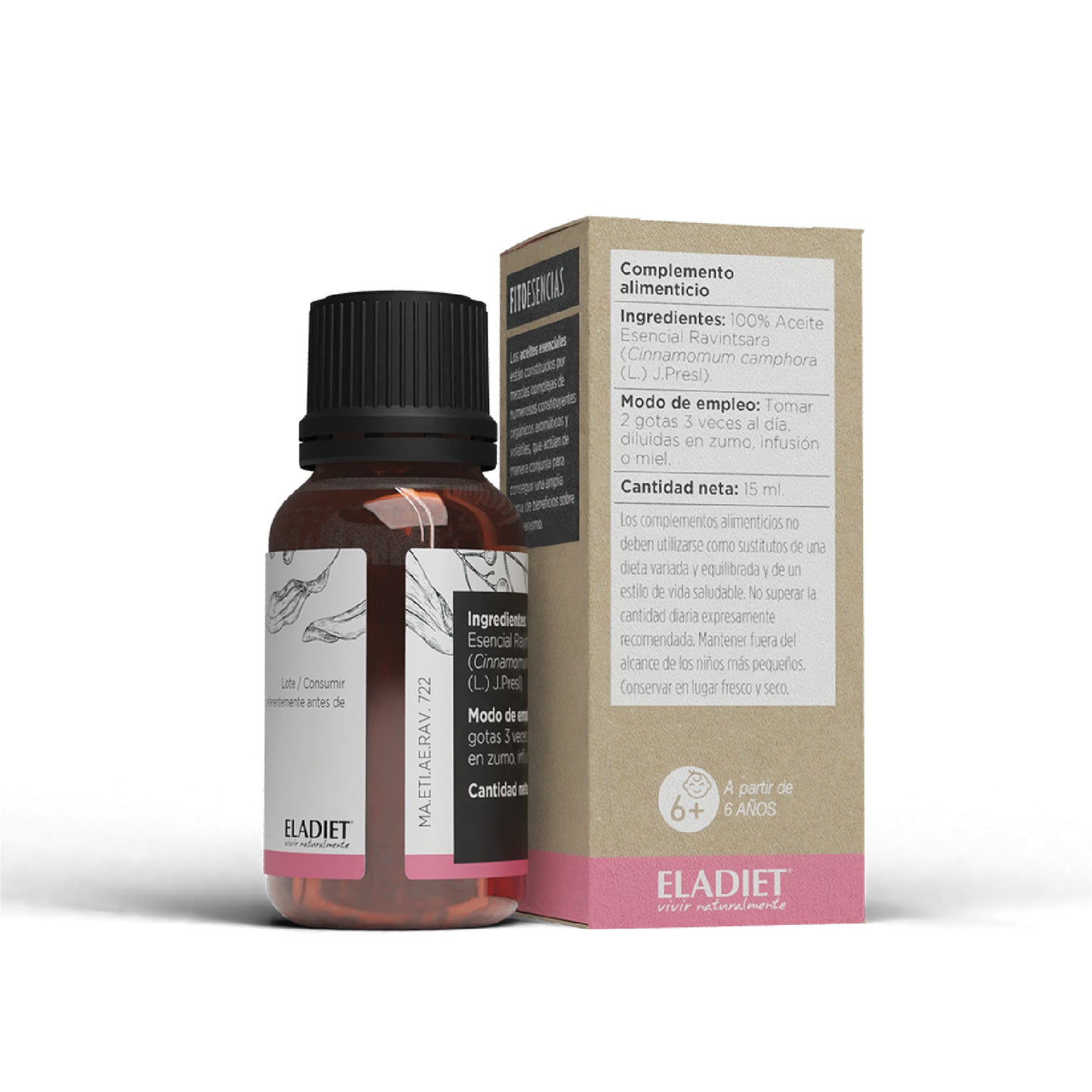 ACEITE ESENCIAL (05) RAVINTSARA - 15ML.