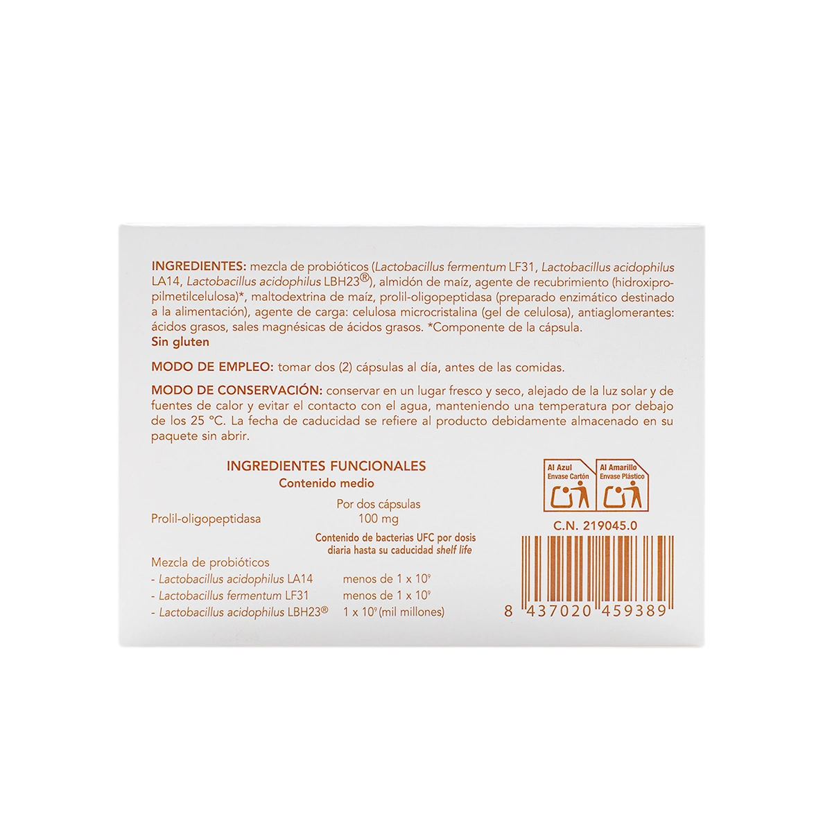 Miloglut probiótico - 30 caps