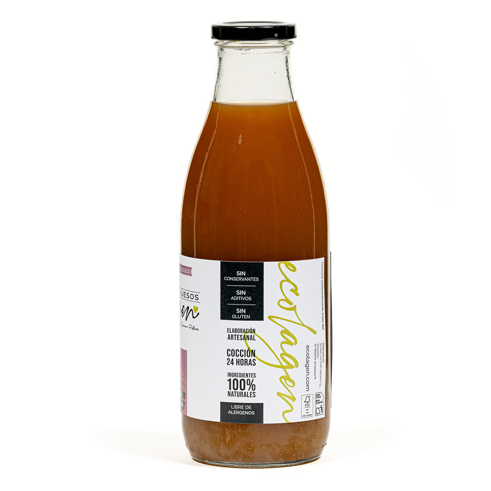 Caldo huesos de ternera con verduras Eco con sal - 1 litro Ecolagen