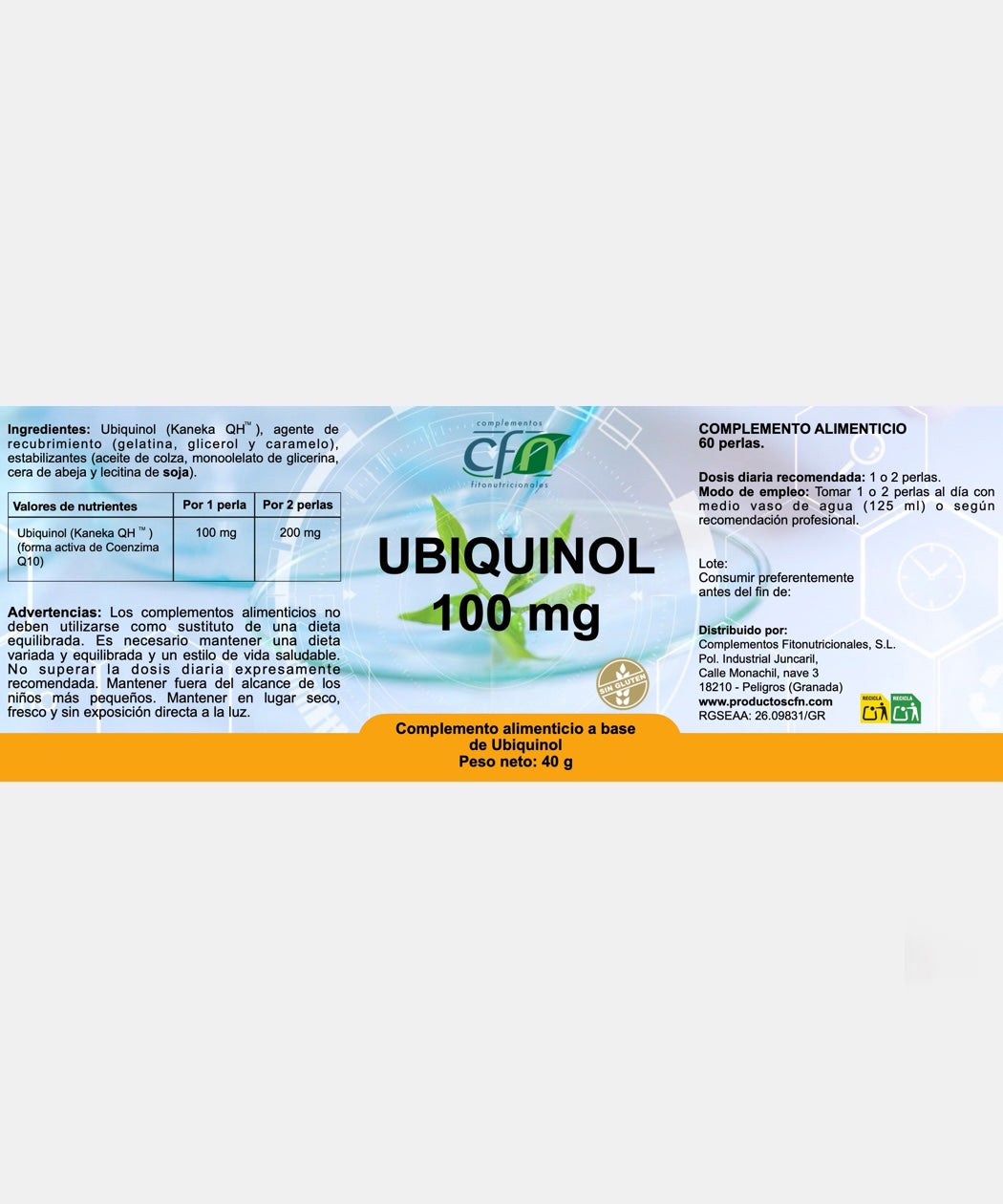 Ubiquinol (Q10) 100 mg - 60 comp