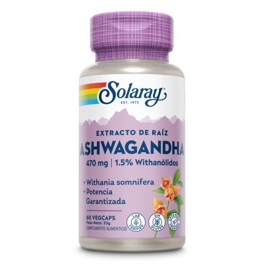 ASHWAGANDHA 470MG. - 60 CAPSULAS