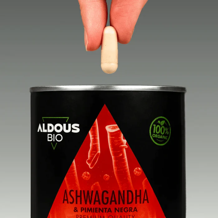 Ashwagandha con Pimienta Negra Ecológica - 250 caps