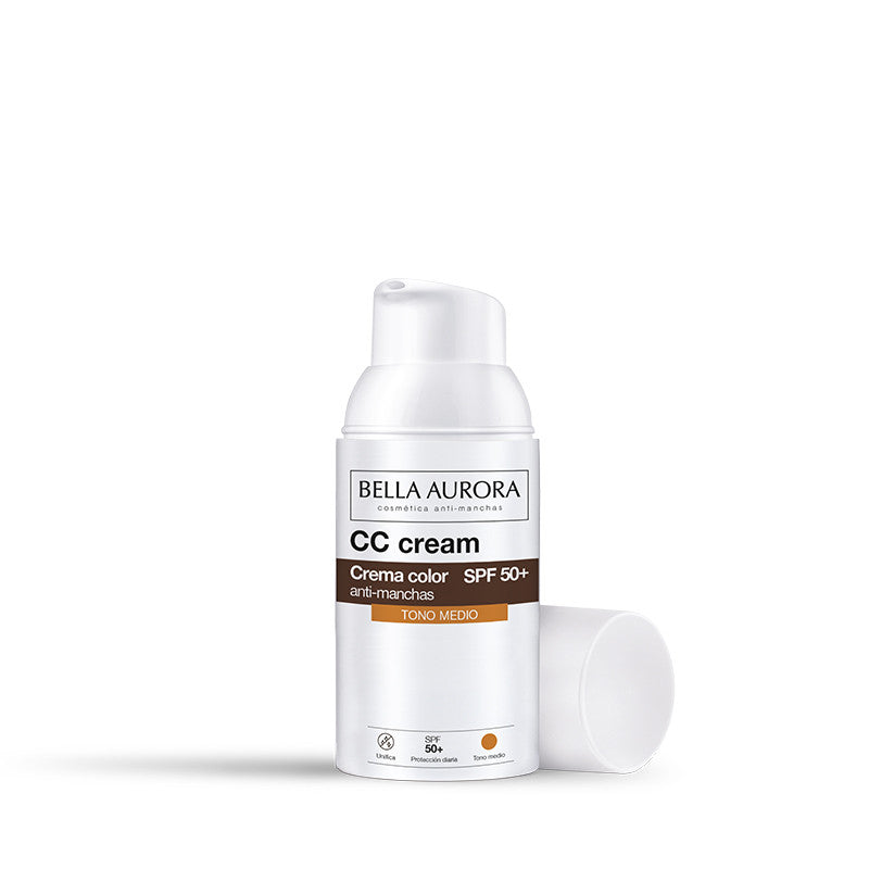 CC Cream antimanchas SPF50+. Tono medio