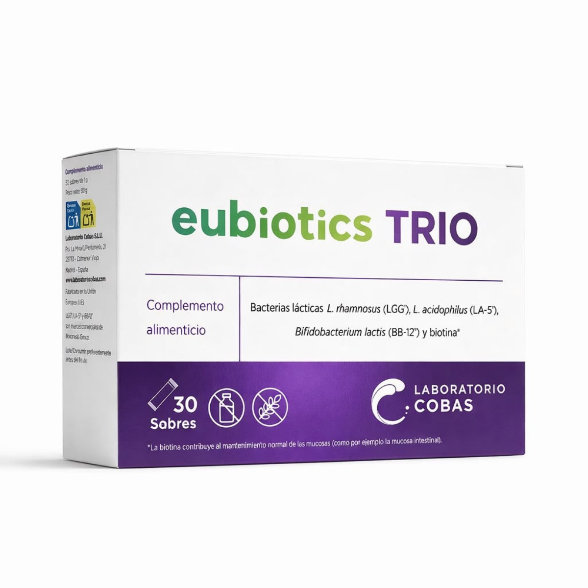 Eubiotics trio - 30 sobres Laboratorio cobas