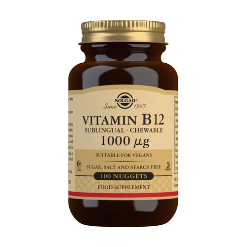 Vitamina B12 1000 μg (cianocobalamina) - 100 comprimidos
