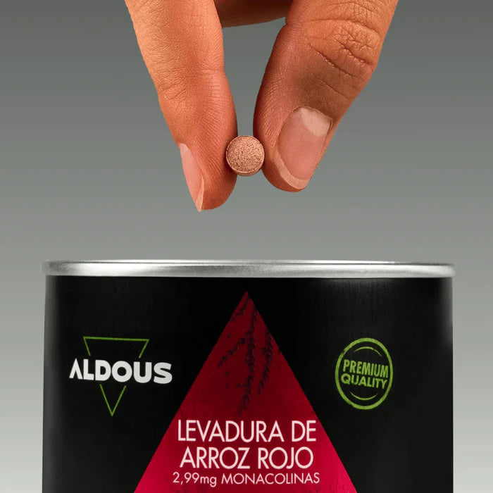 Levadura De Arroz Rojo Con Coenzima Q10 Aldous - 400 Comprimidos