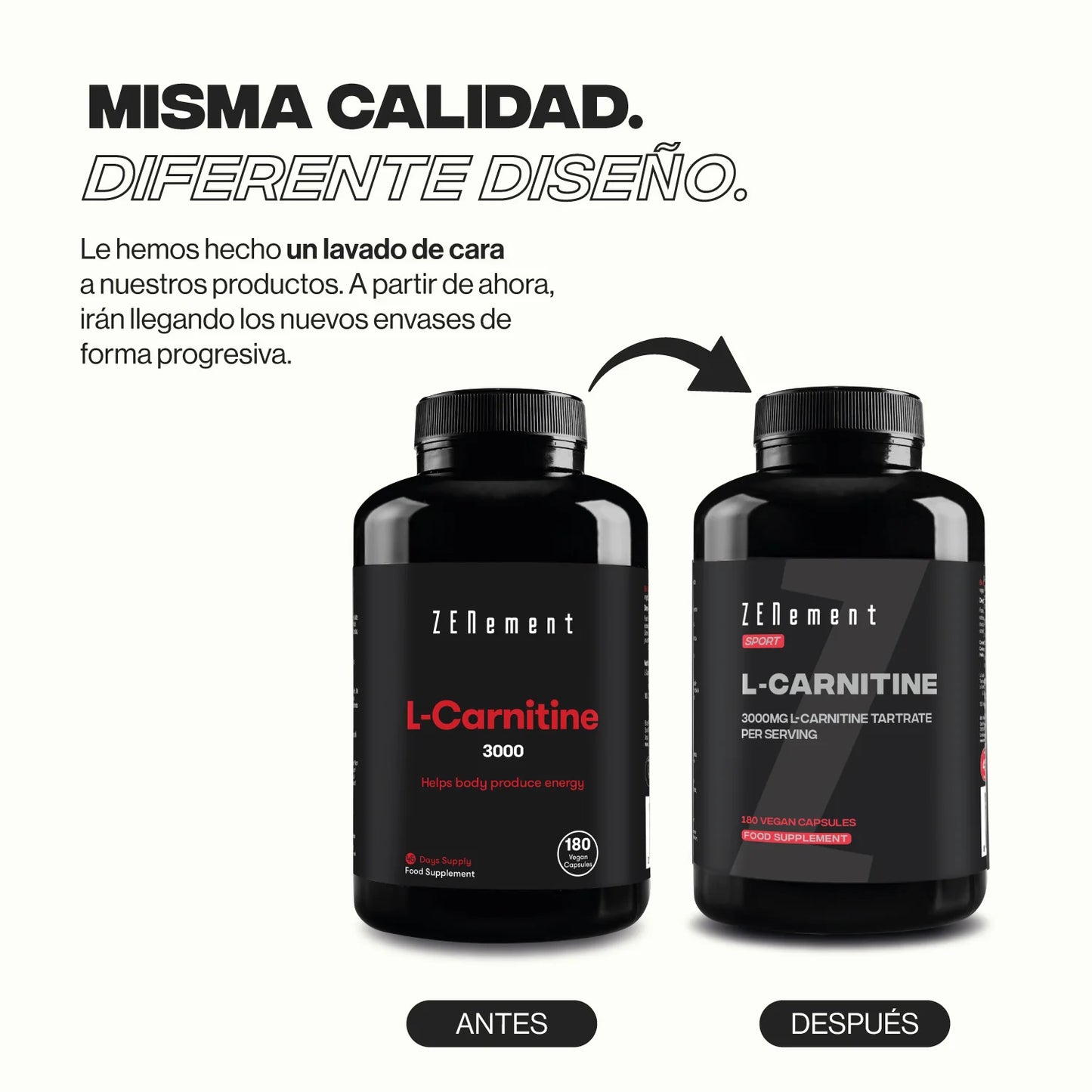 L-Carnitina 3000 - 180 Cápsulas