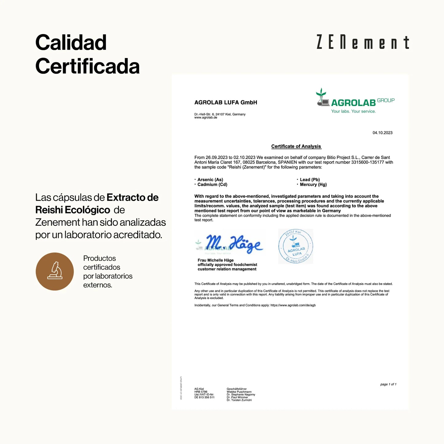 Extracto de Reishi Ecológico - 180 Cápsulas