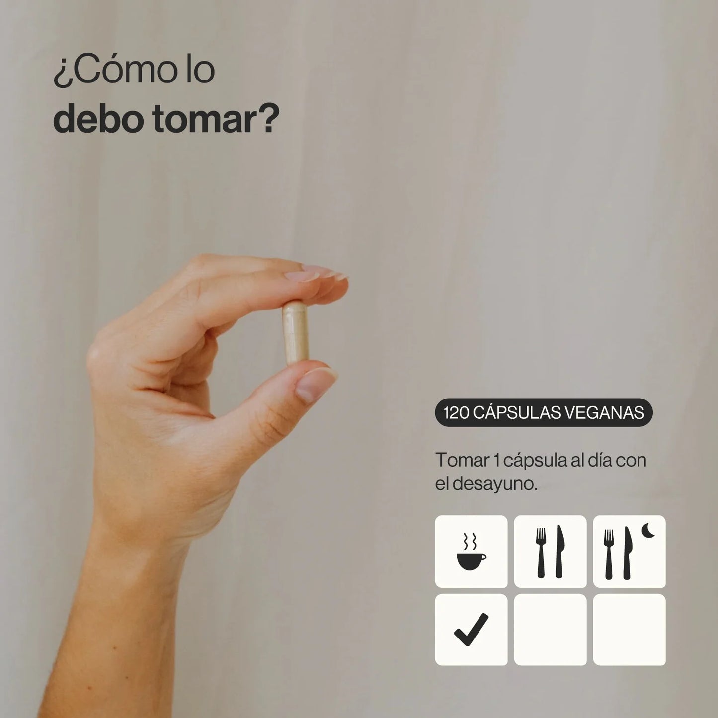 Nootrópico con Ginkgo biloba, Bacopa, Té Verde, Tirosina y vitaminas del grupo B - 120 Cápsulas