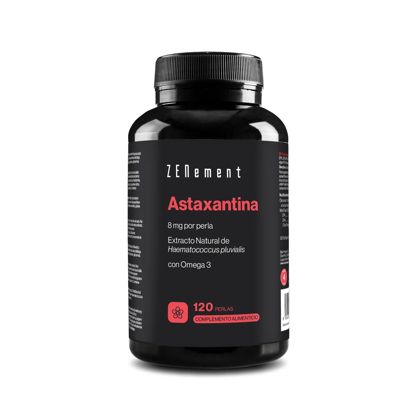 Astaxantina 8 mg por perla - 120 Softgels