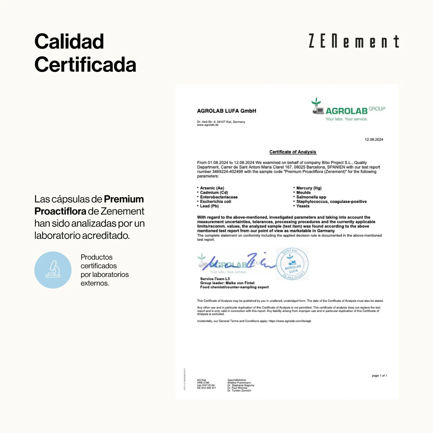 Premium Proactiflora 30 Cepas - 120 Cápsulas