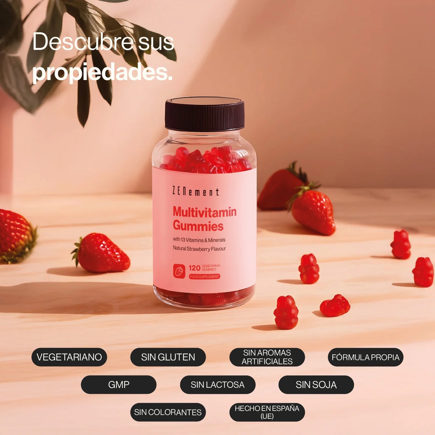 Gominolas Multivitaminico y Minerales - 120 Gummies