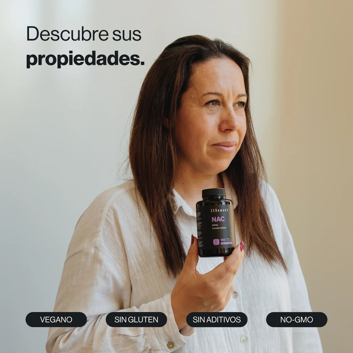 NAC 600 mg - 180 Cápsulas Veganas