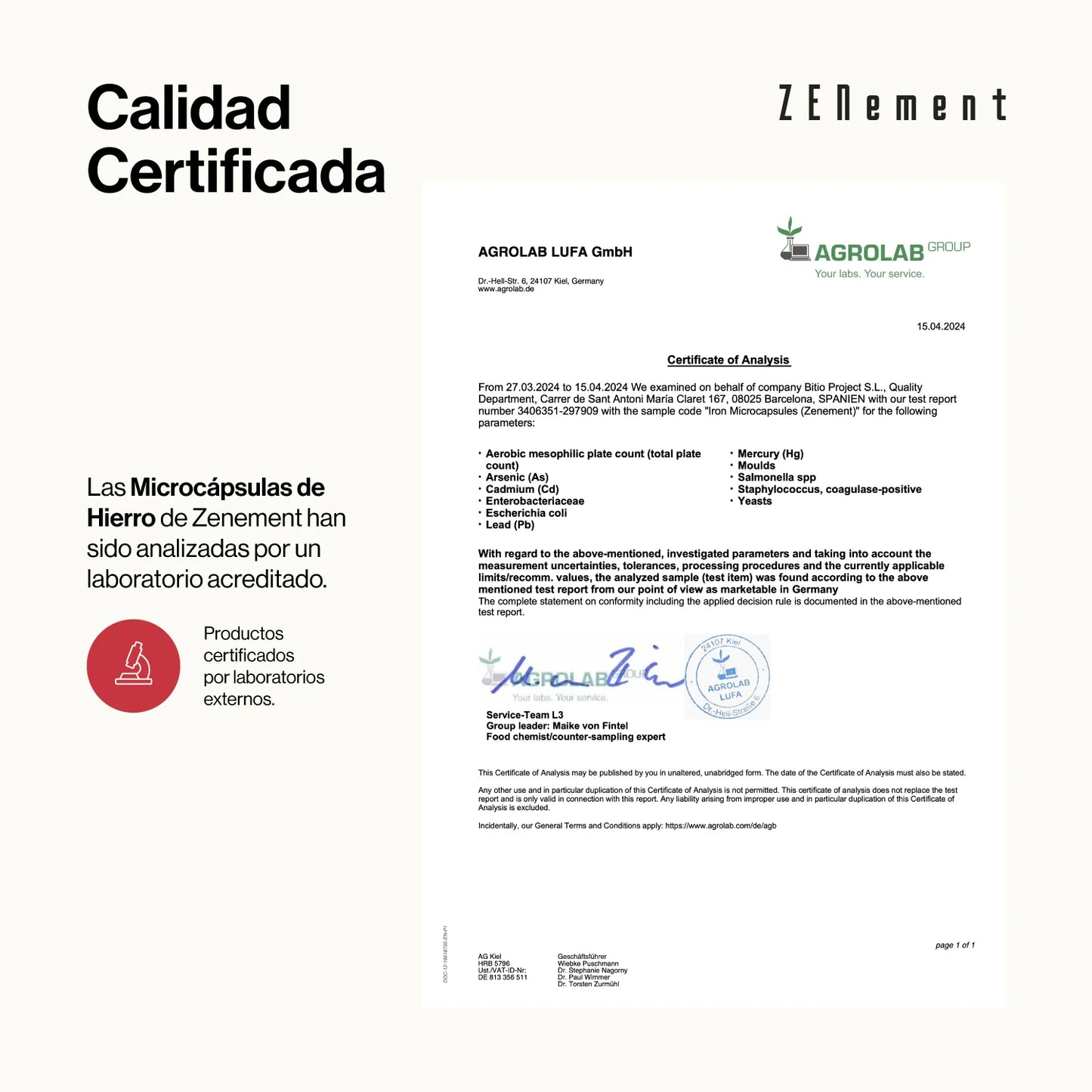 Bisglicinato de Hierro Liposomal con Vitamina C - 90 Cápsulas Veganas