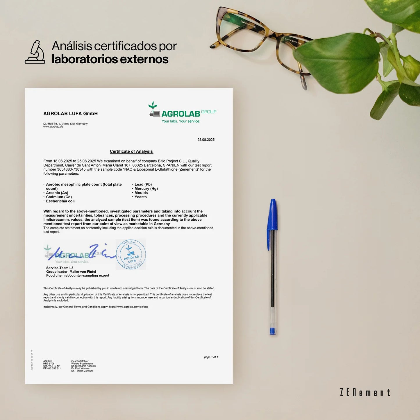 NAC con L-Glutatión Liposomal - 120 caps