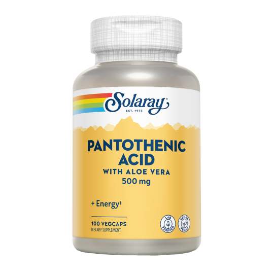 PANTOTHENIC ACID(VITAM.B5) 500MG. - 100 CAPSULAS