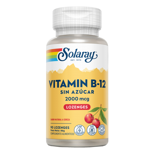 Vitamina B12 2000 mgc (apta veganos) - 90 caps
