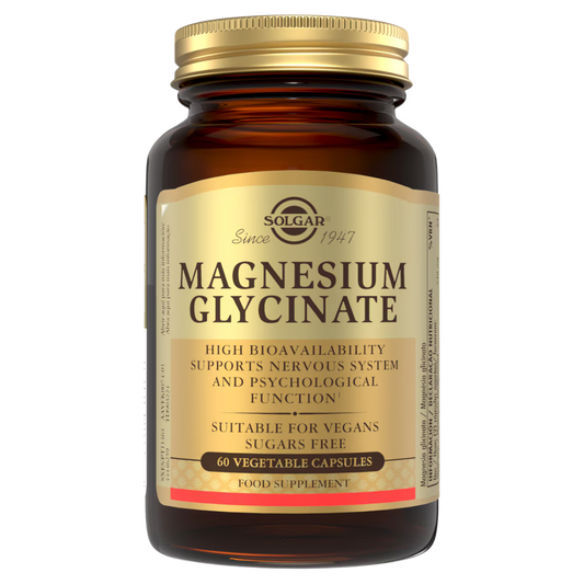 Magnesio bisglicinato - 60 cápsulas vegetales Solgar