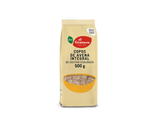 COPOS DE AVENA INTEGRAL BIO - 500GR.