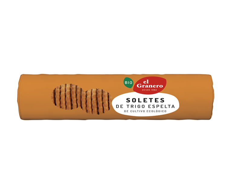 GALLETAS SOLETES DE TRIGO ESPELTA BIO - 230GR.