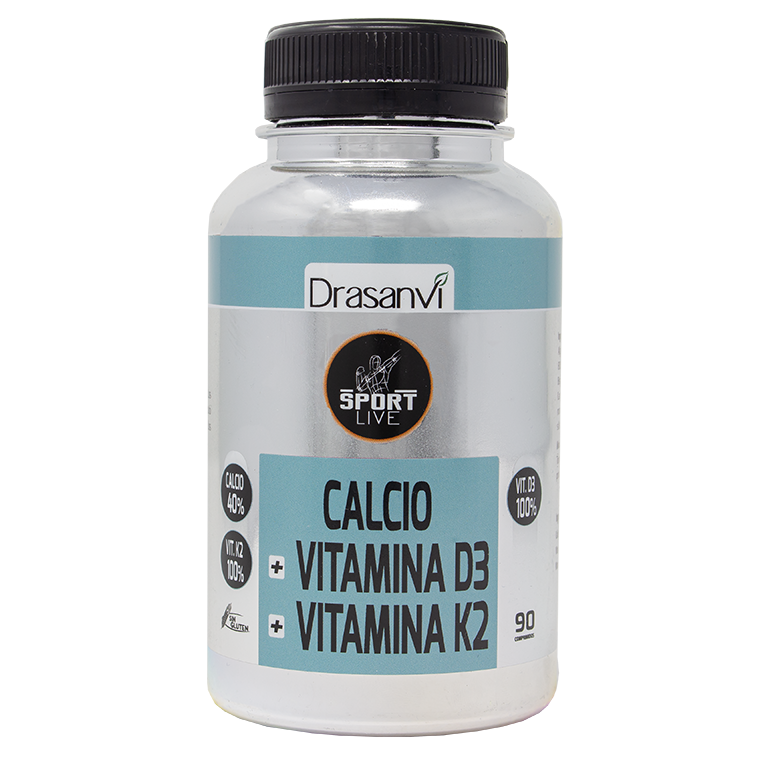 CALCIO VITAMINA D3+K2 90 COMPRIMIDOS SPORT LIVE DRASANVI